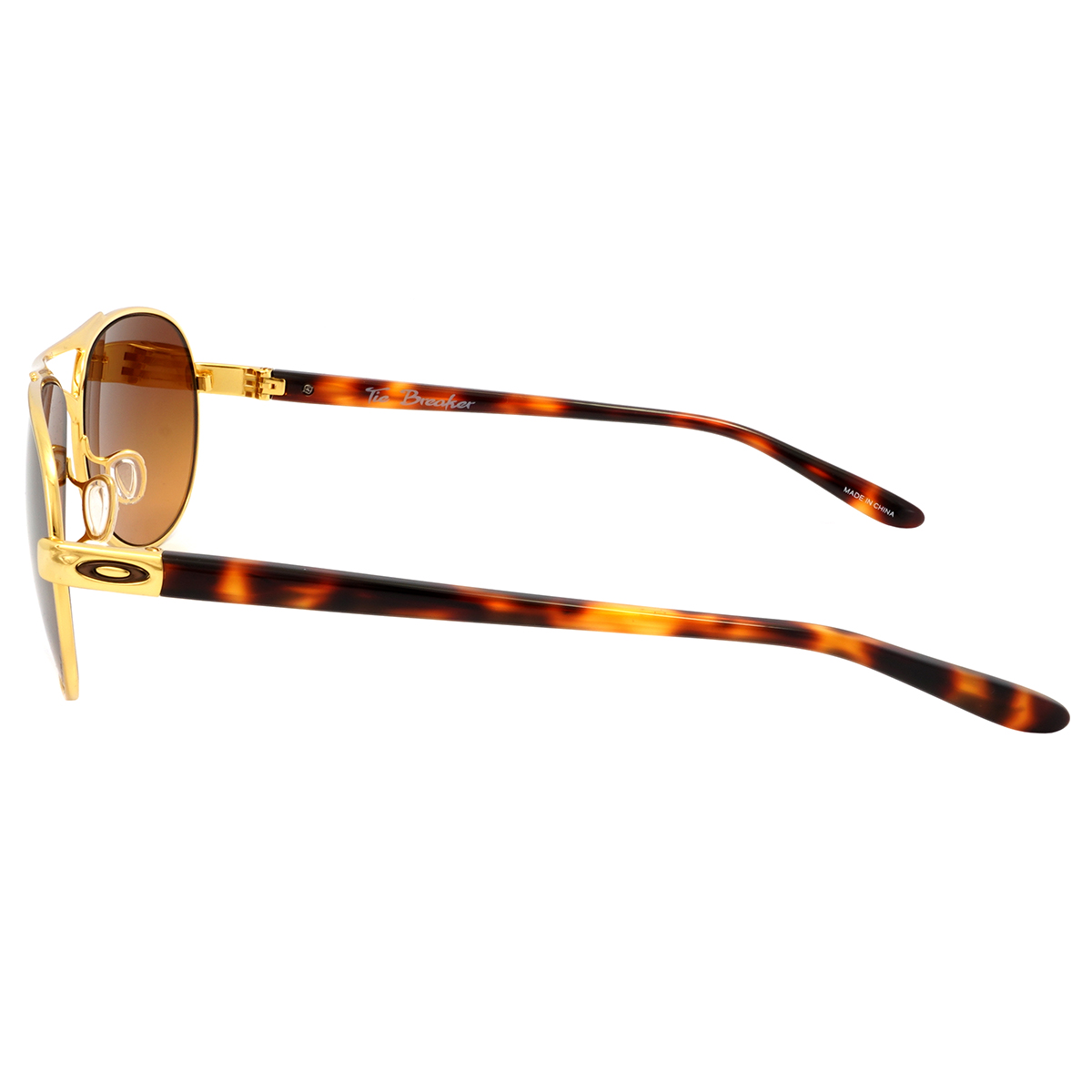 Oakley Style Pilot Frame 188 Amber Gradient detail 3