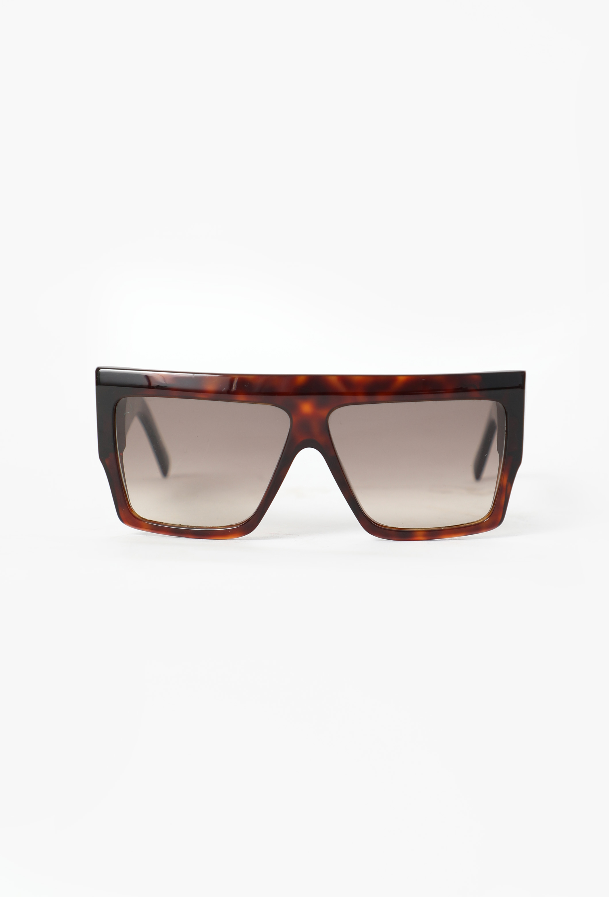 Celine Style Shield Sunglasses 189 Tortoise detail 3