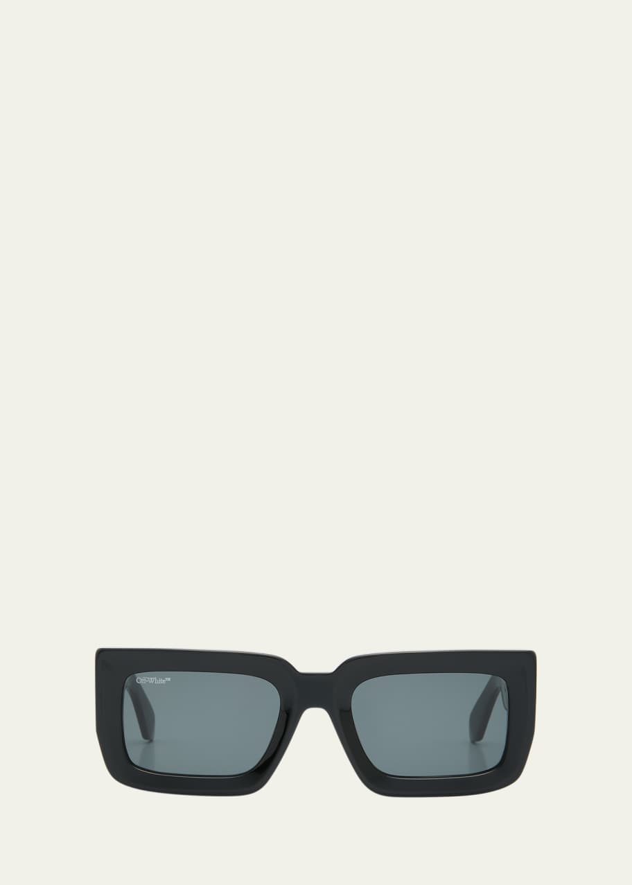 Off-White Style Boston Rectangular Black detail 2