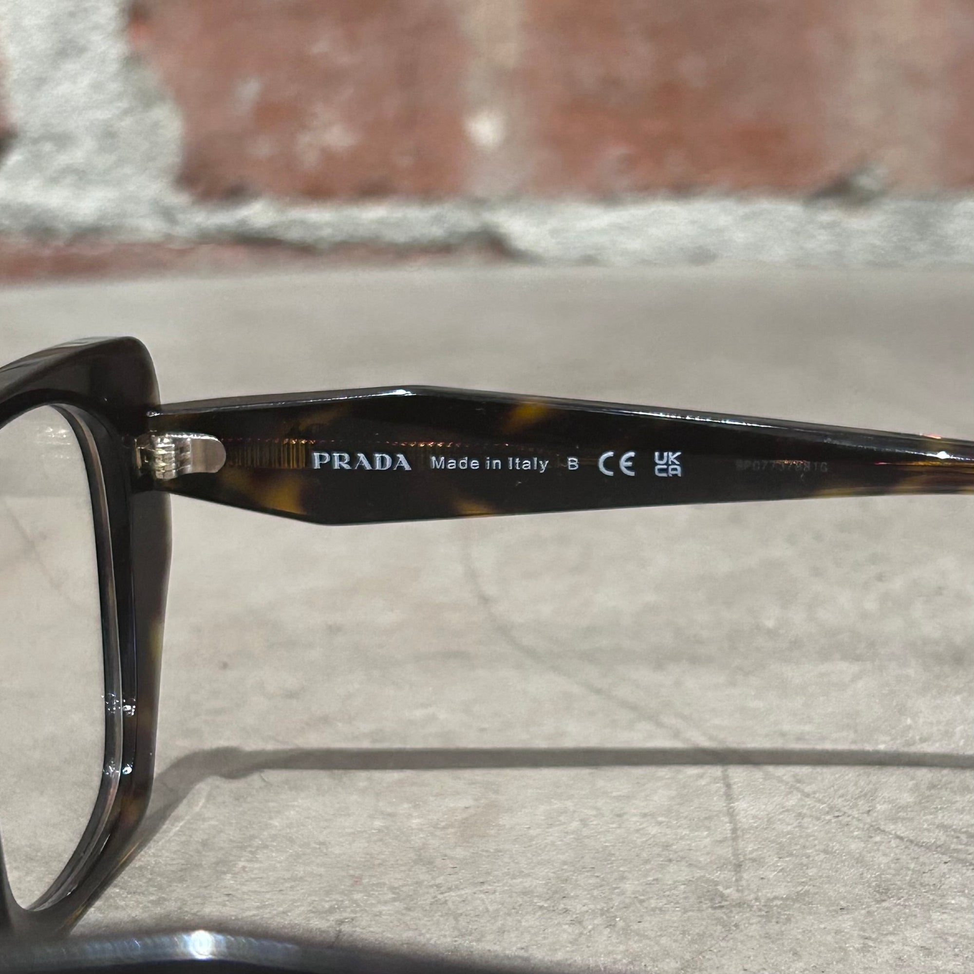 Prada Style Butterfly Frame 196 Tortoise detail 2