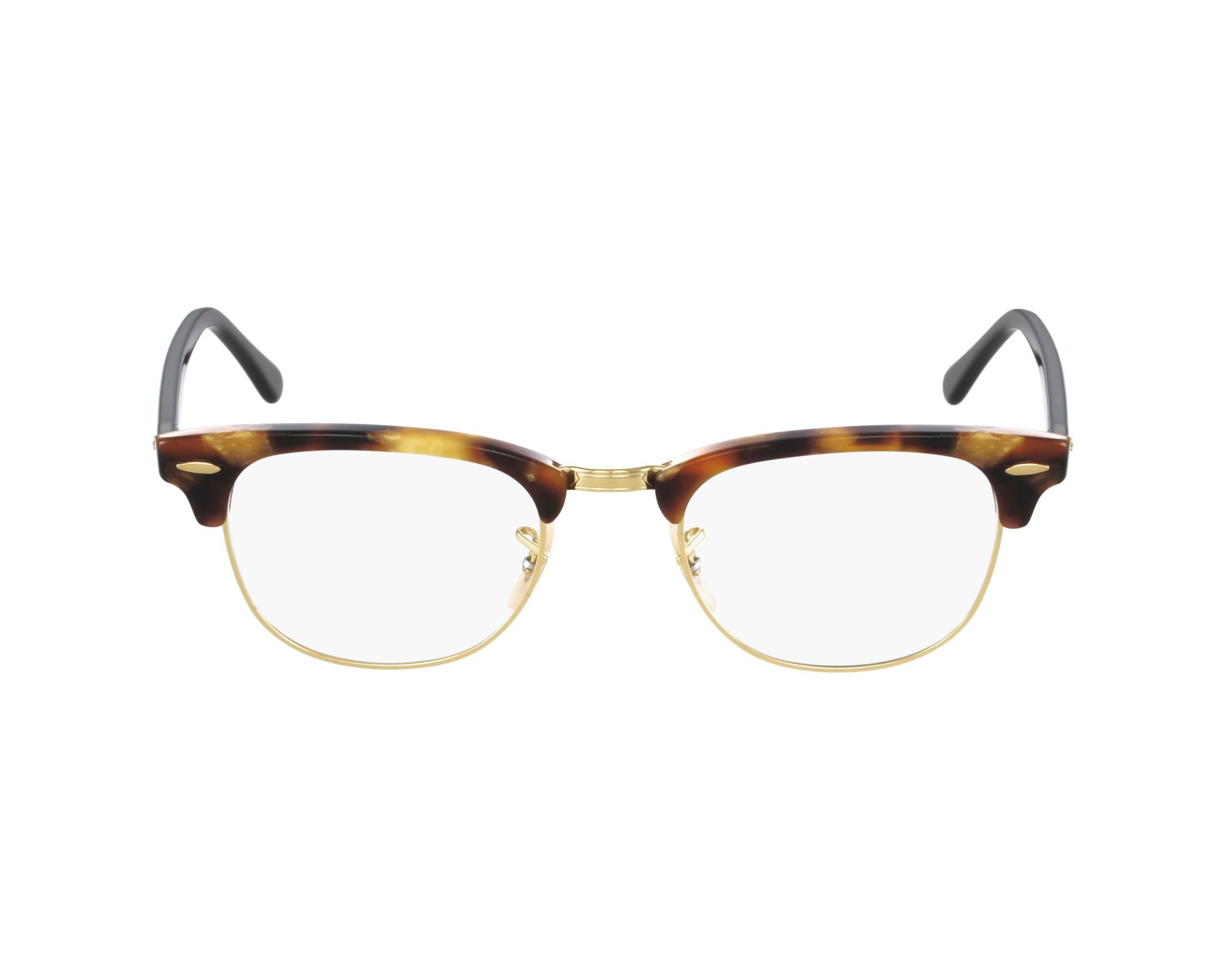 Ray-Ban Style Clubmaster Optics Havana / Gold detail 3