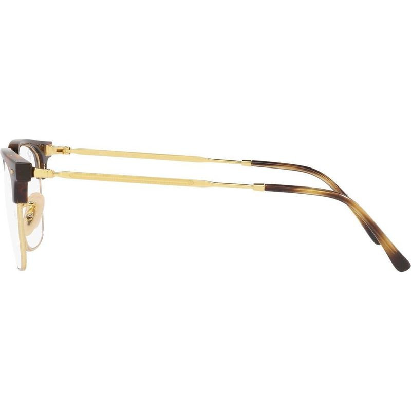 Ray-Ban Style Clubmaster Optics Havana / Gold detail 4