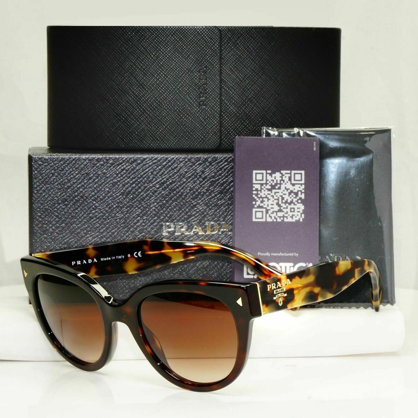 Prada Style Retro Square 200 Tortoise detail 2