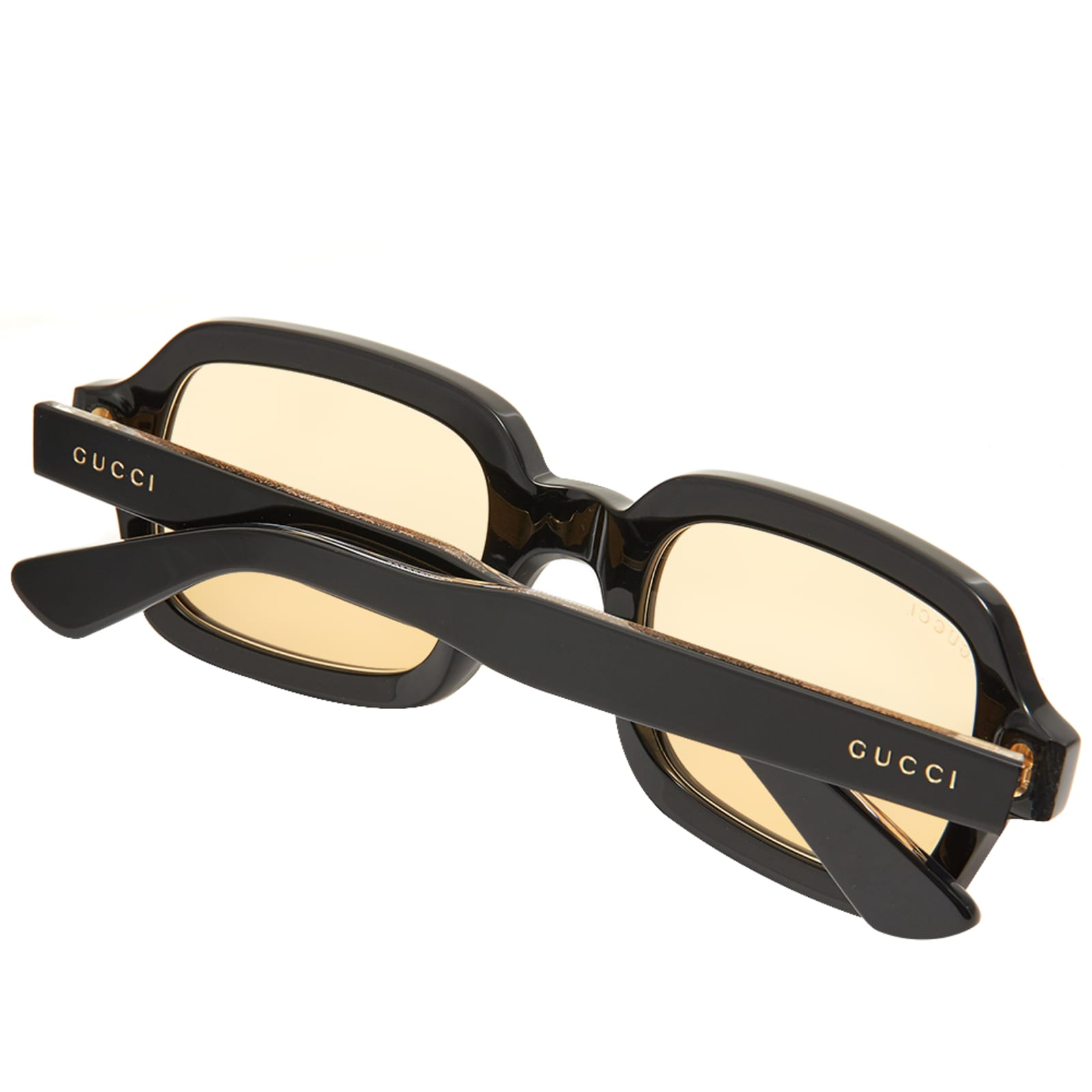 Gucci Style Retro Square 207 Black / Gold detail 4