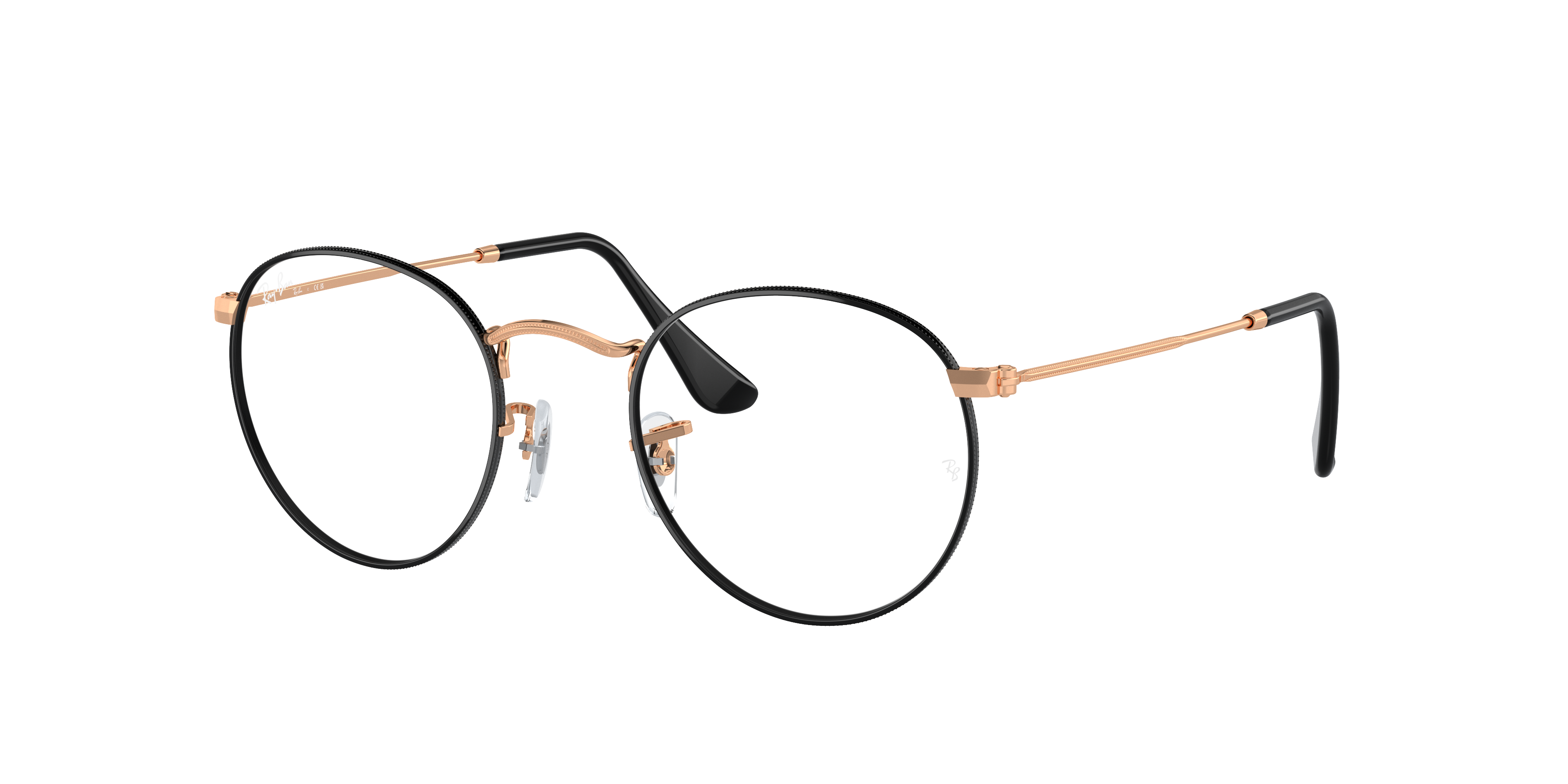 Ray-Ban Style Panto Frame 208 Rose Gold detail 2