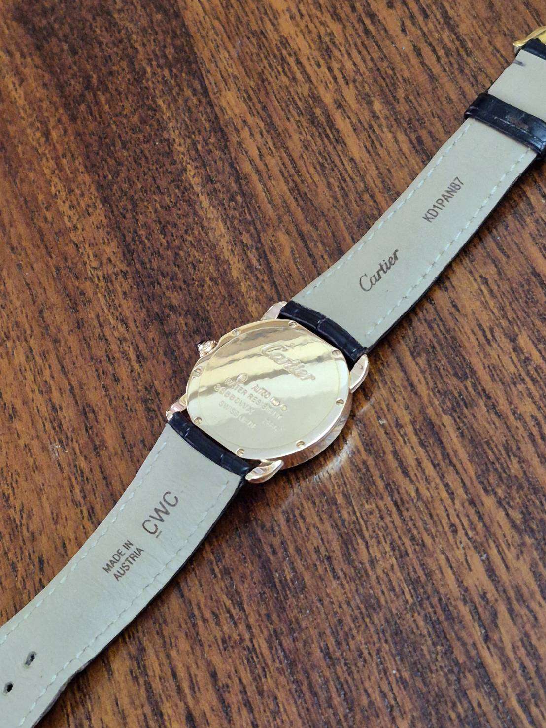 Cartier Style Clubmaster Round 209 Rose Gold detail 3