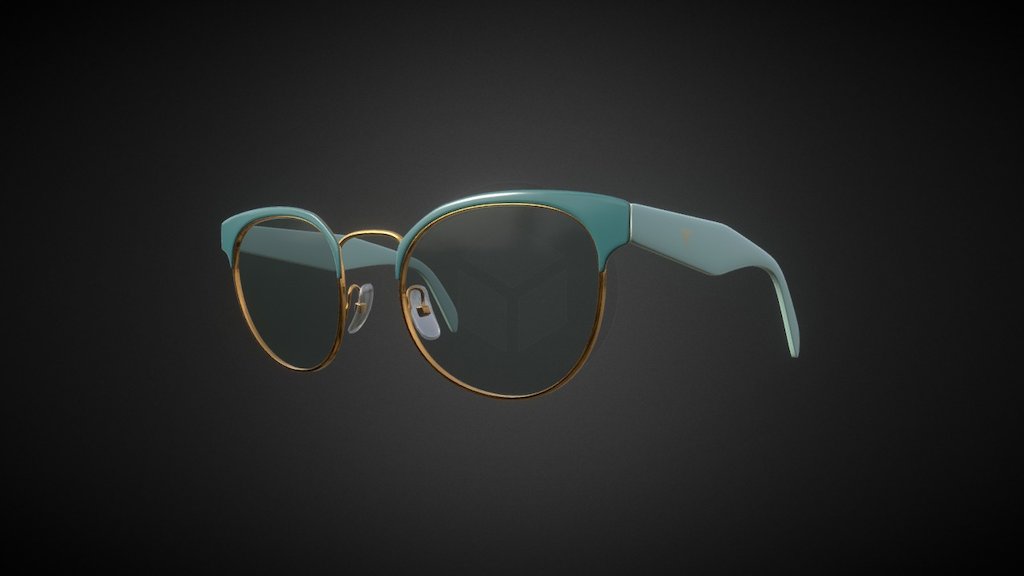 Prada Style Clubmaster Round 212 Green Classic detail 2