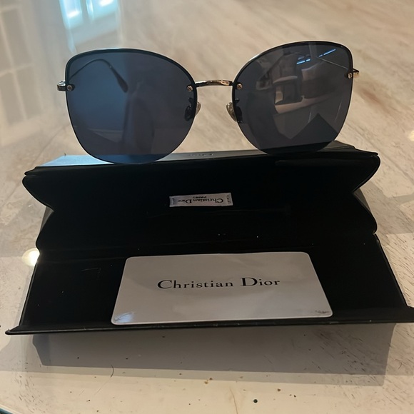 Dior Style Rimless Rectangle 215 Green Classic detail 4