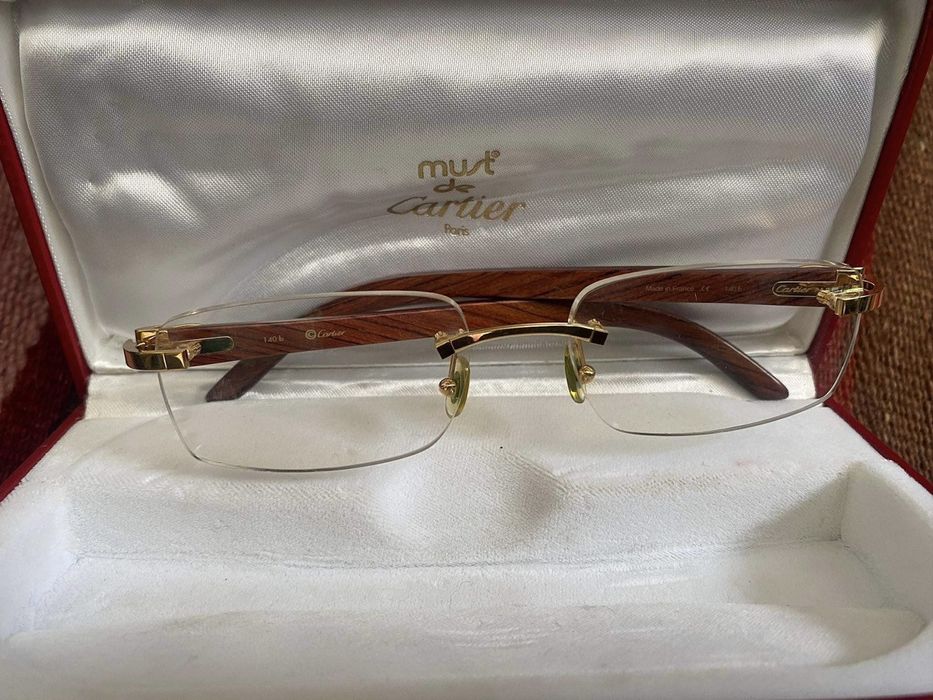 Cartier Style C Décor Buffs Wood / Gold detail 2