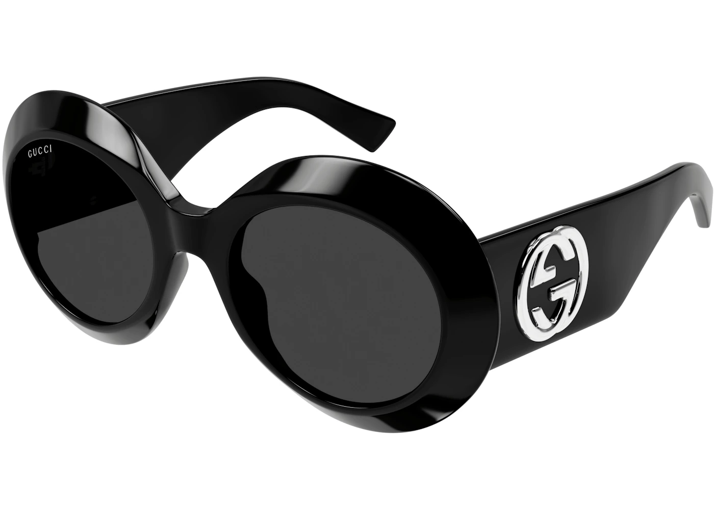 Gucci Style Round Metal 223 Matte Black detail 2