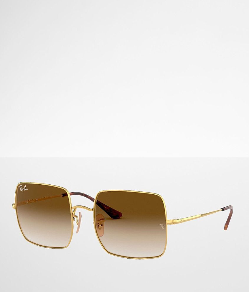 Ray-Ban Style Oversized Square 224 Amber Gradient detail 2