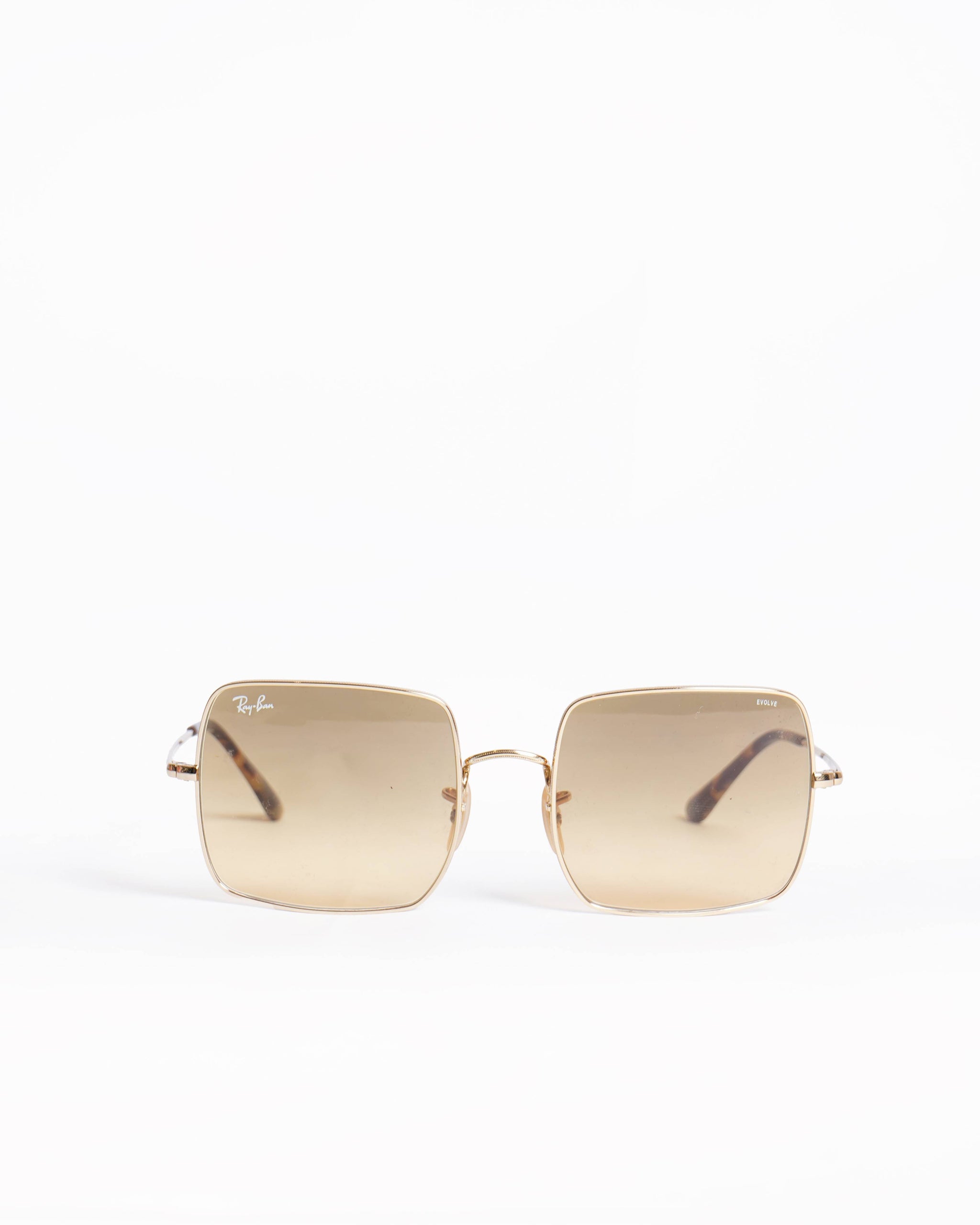 Ray-Ban Style Oversized Square 224 Amber Gradient detail 4
