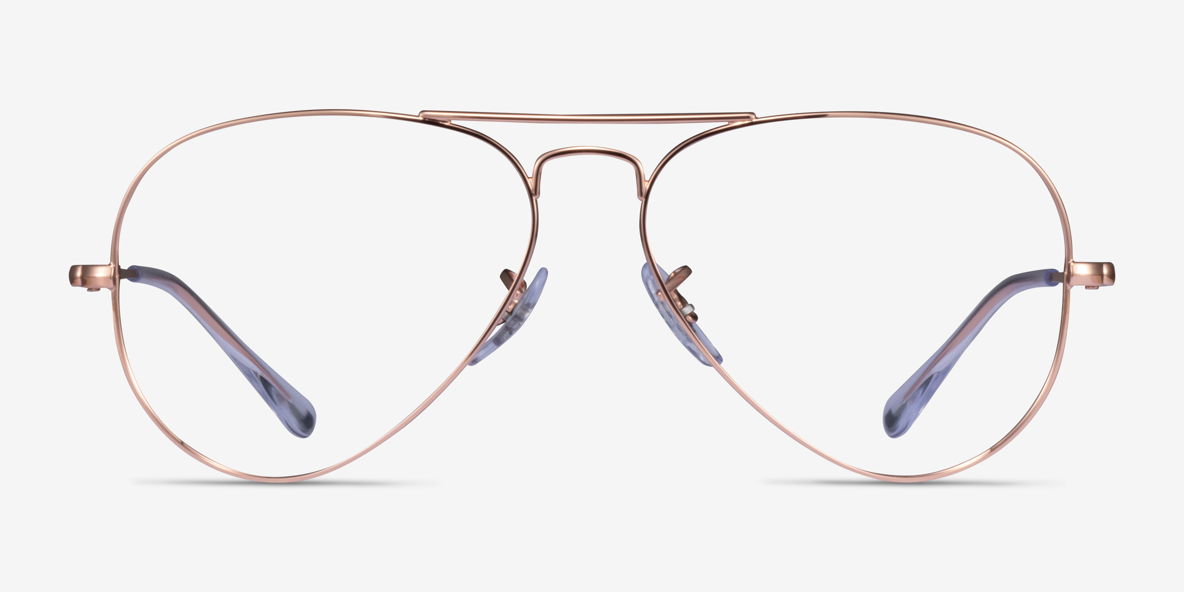 Ray-Ban Style Aviator Metal 227 Rose Gold detail 3