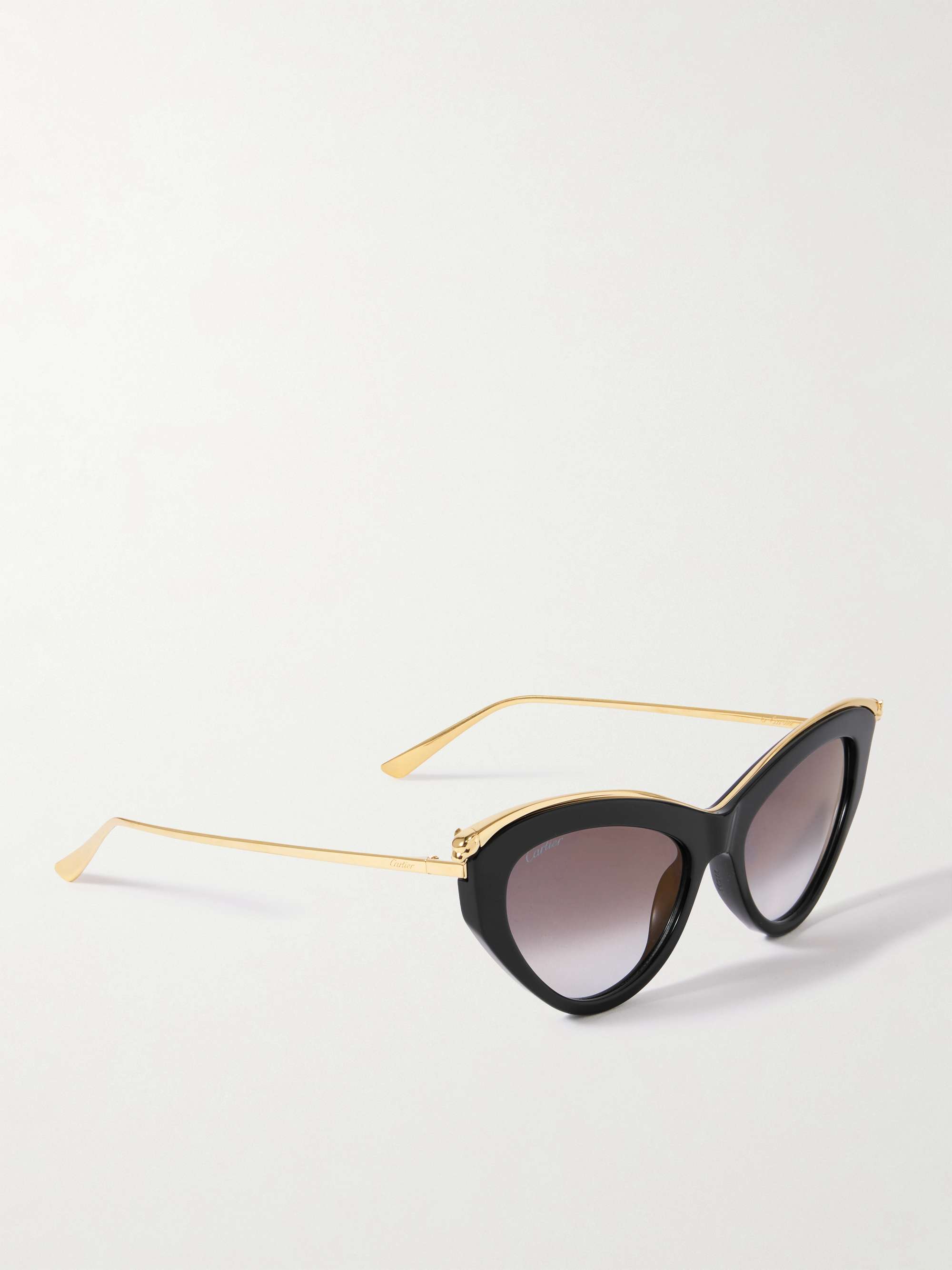 Cartier Style Cat-Eye Acetate 235 Rose Gold detail 3