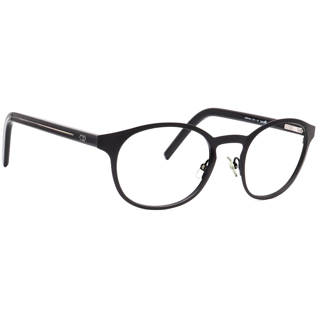 Dior Style Panto Frame 249 Matte Black detail 3