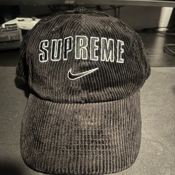 Supreme Style Corduroy Cap 32 Black detail 4