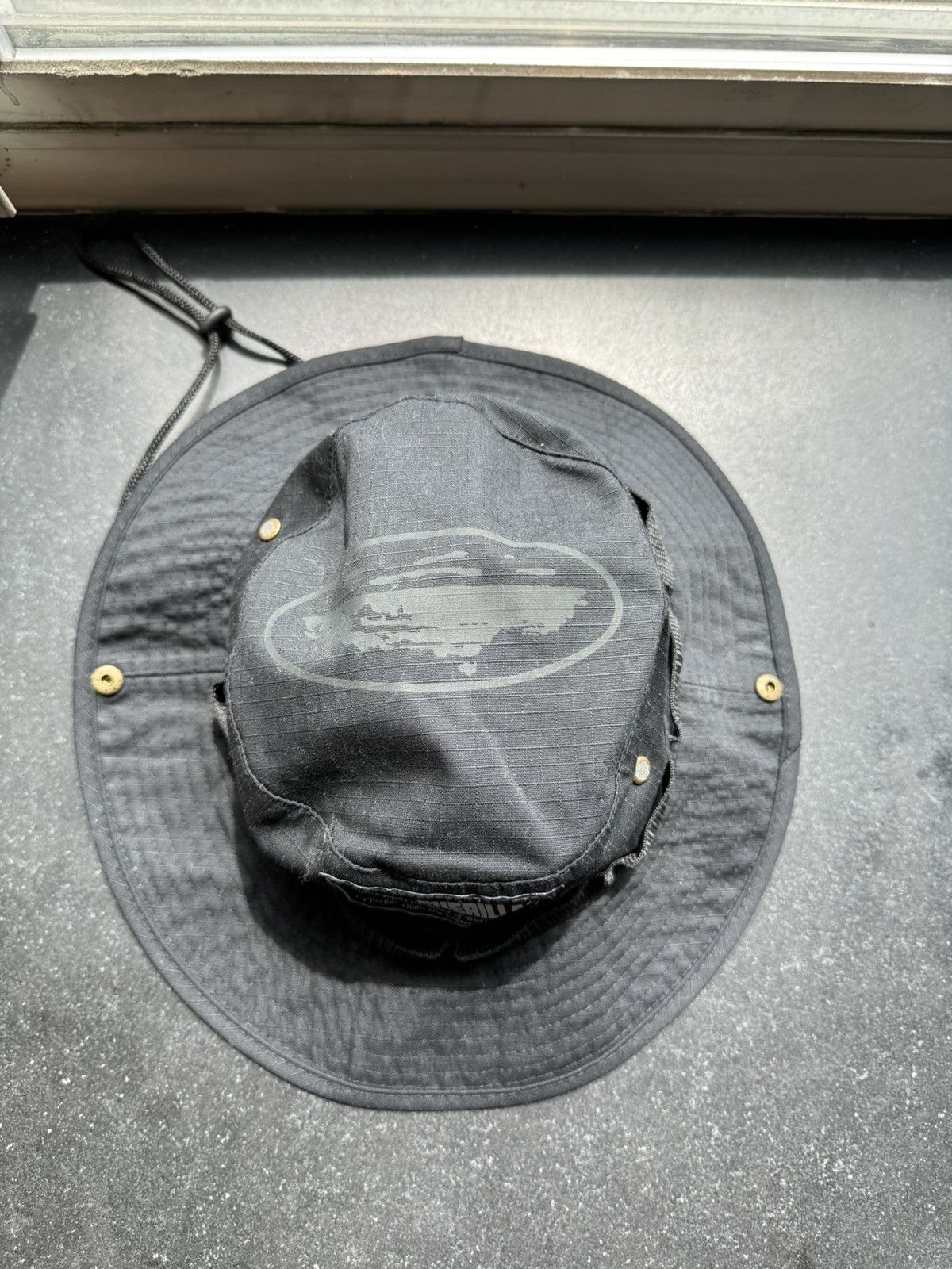 Corteiz Style Bucket Hat 49 Black detail 4