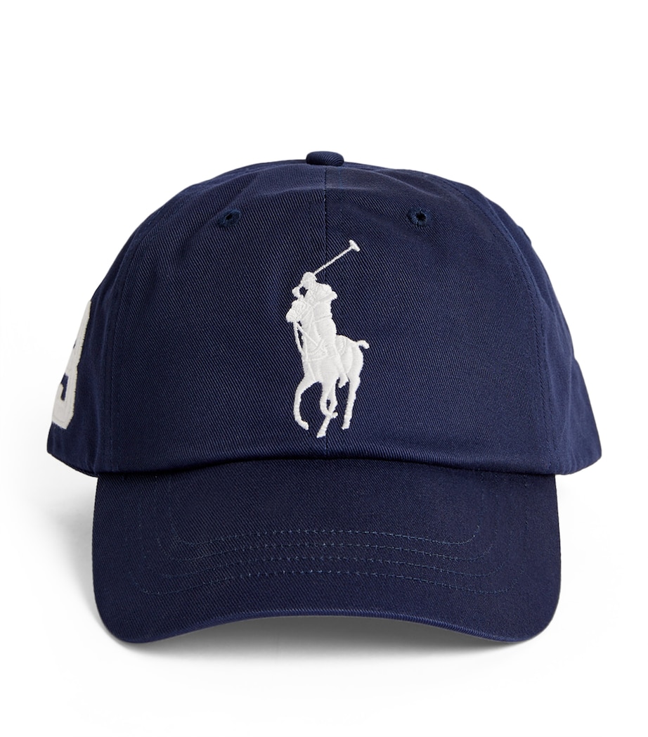 Polo Pony Baseball Cap Navy detail 2