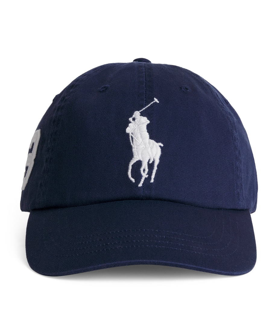 Polo Pony Baseball Cap Navy detail 4