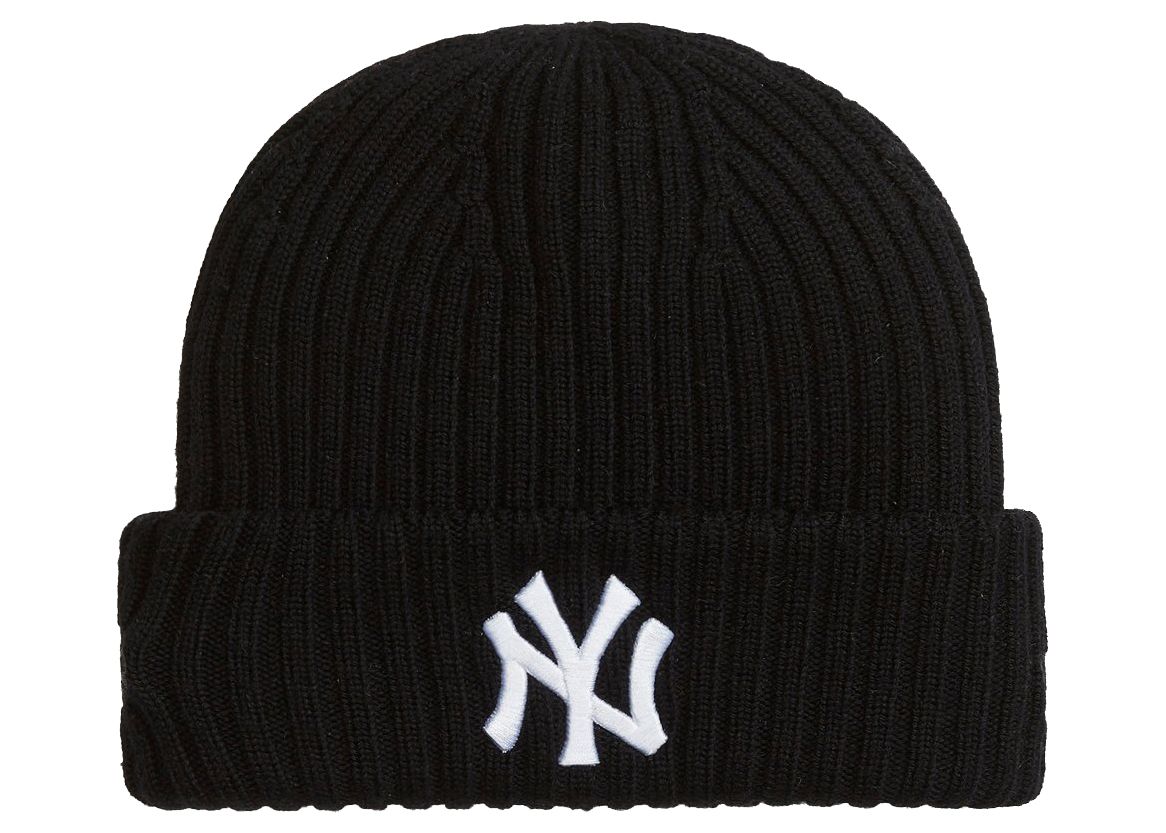 Yankees Style Wool Beanie 56 Black detail 2