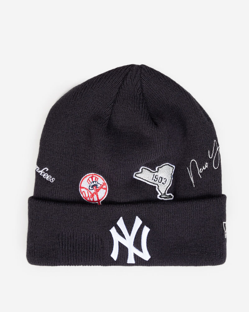Yankees Style Wool Beanie 56 Black detail 3