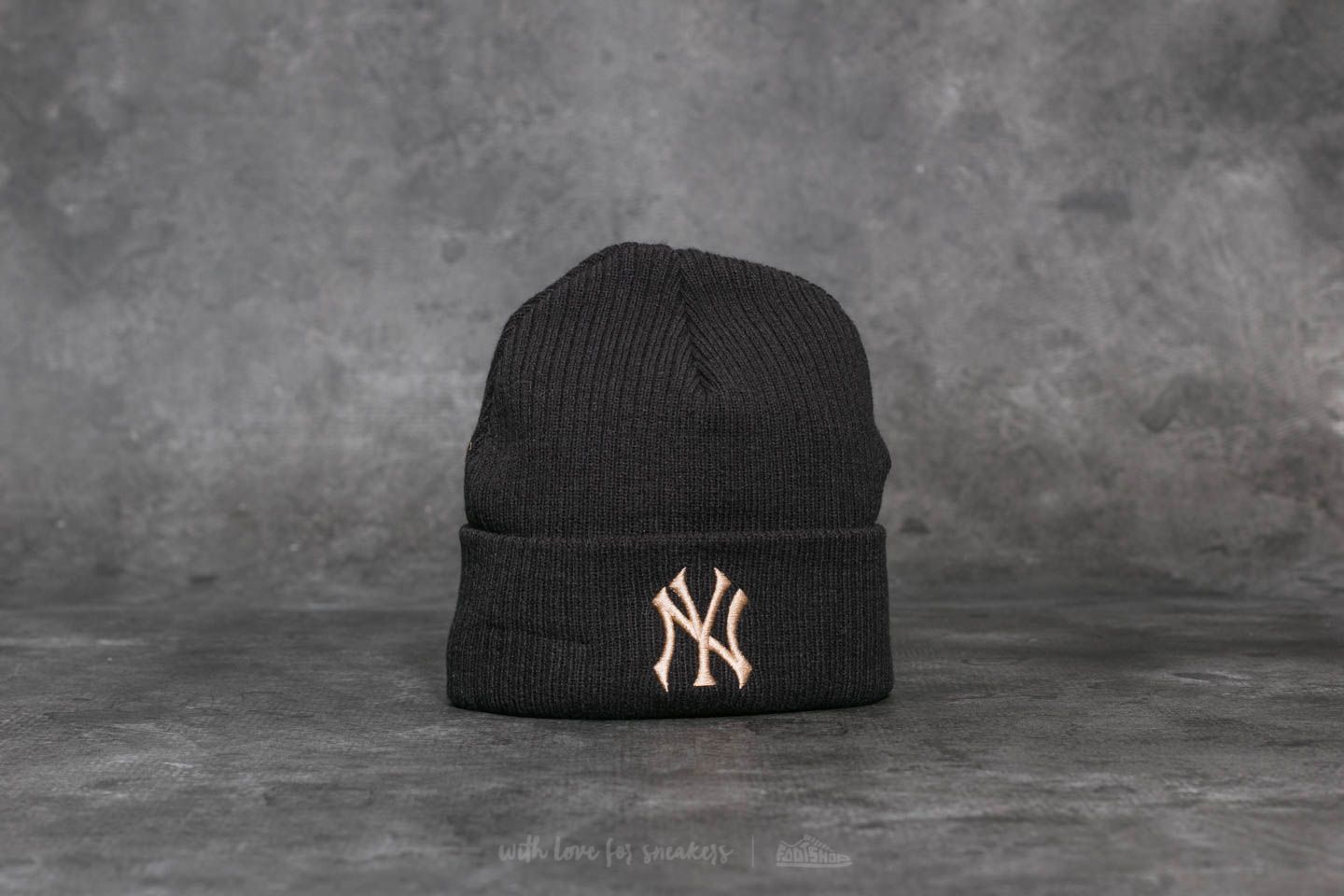 Yankees Style Wool Beanie 56 Black detail 4