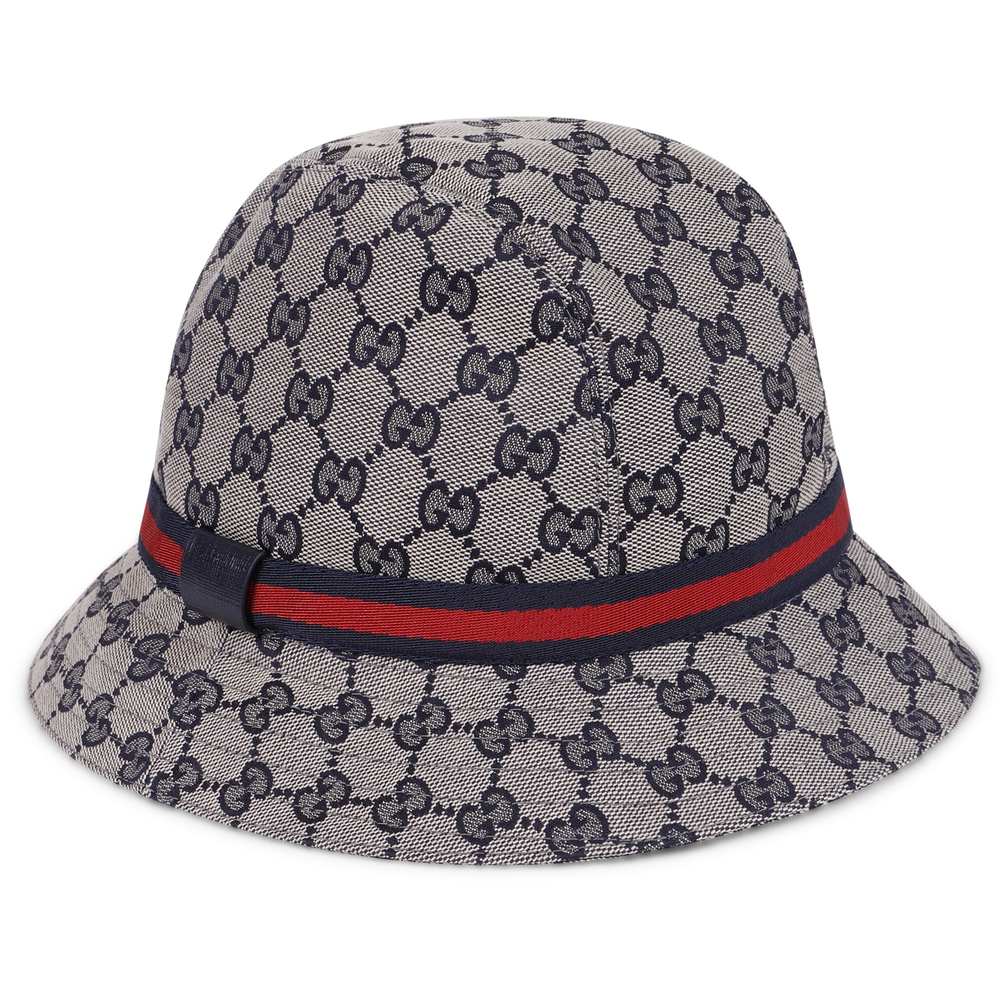 Gucci Style Bucket Hat 70 Navy detail 3