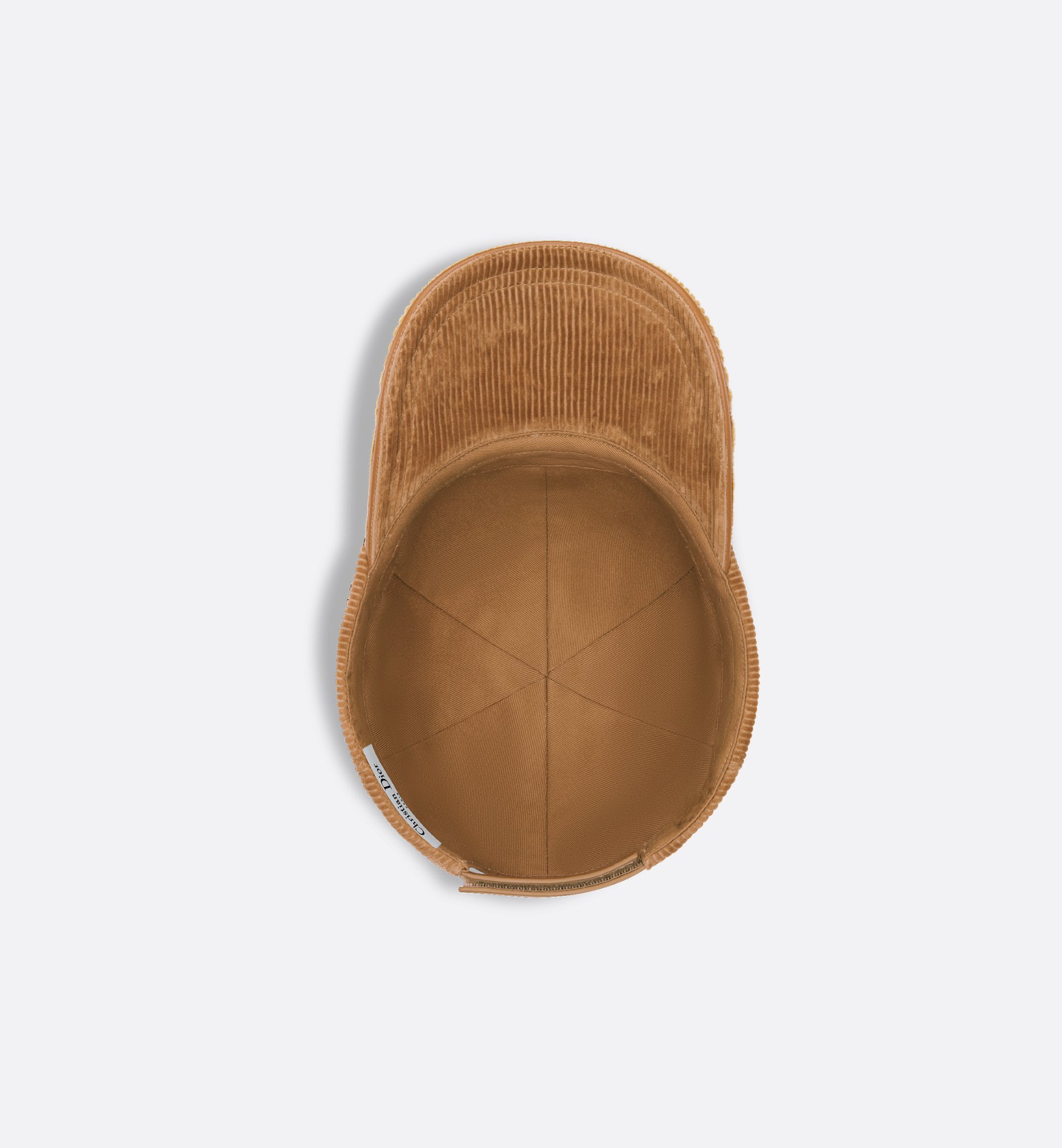 Dior Style Corduroy Cap 73 Cherry detail 4