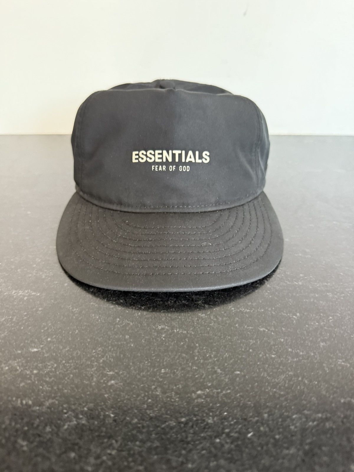 Essentials Style Camp Cap 76 Stone detail 2