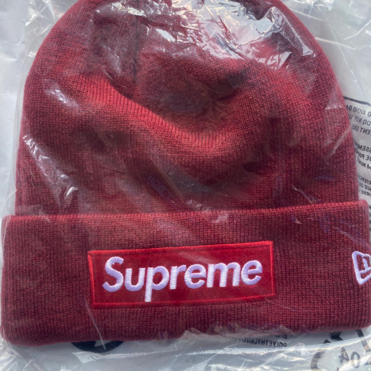 Sup Box Logo Beanie Red detail 4