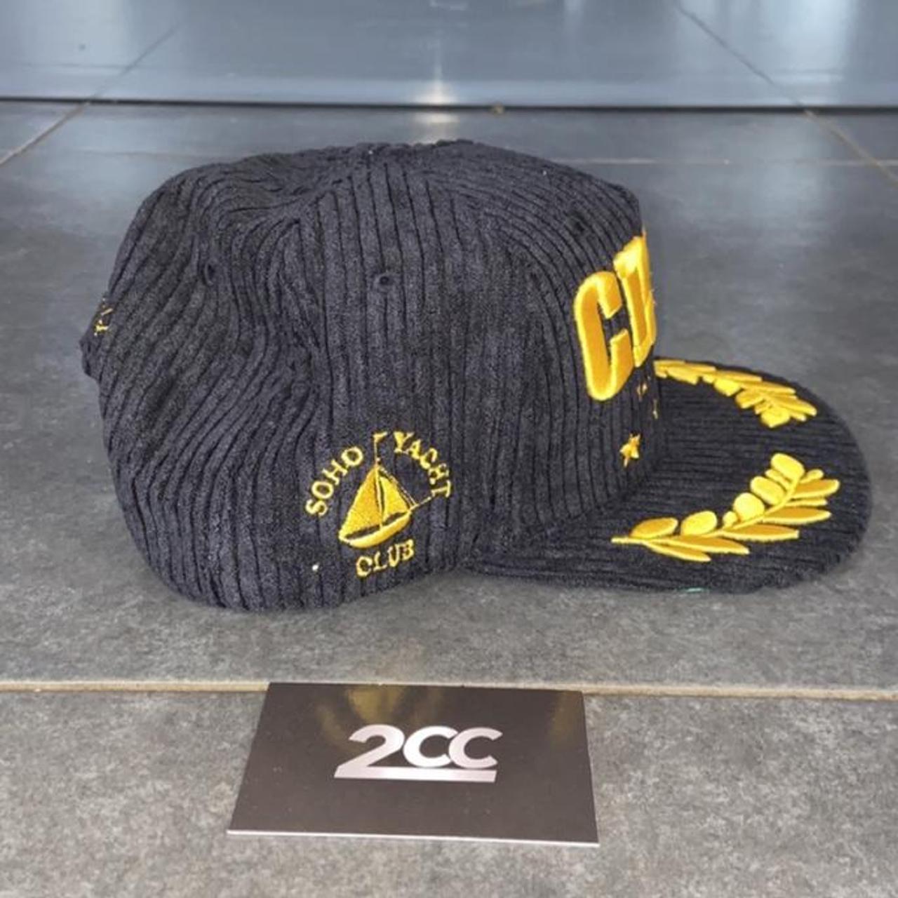Corteiz Style Corduroy Cap 82 Black detail 4