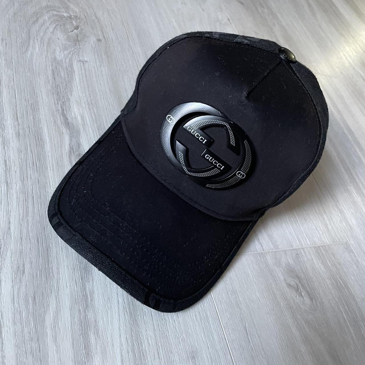 Gucci Style Snapback 86 Charcoal detail 2