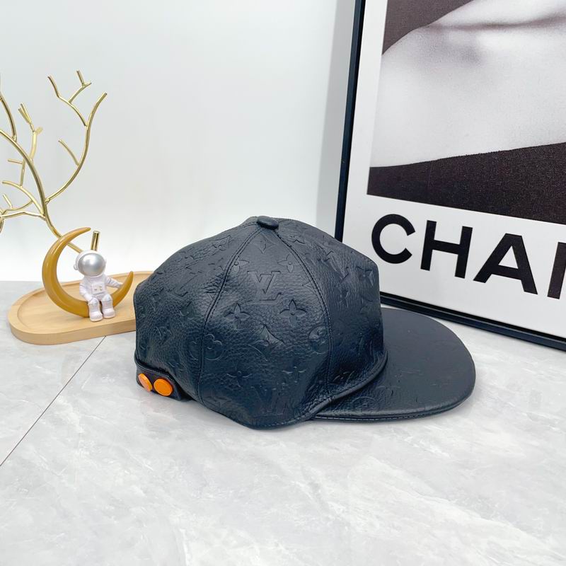 LV Style Box Logo Cap 88 Cherry detail 2