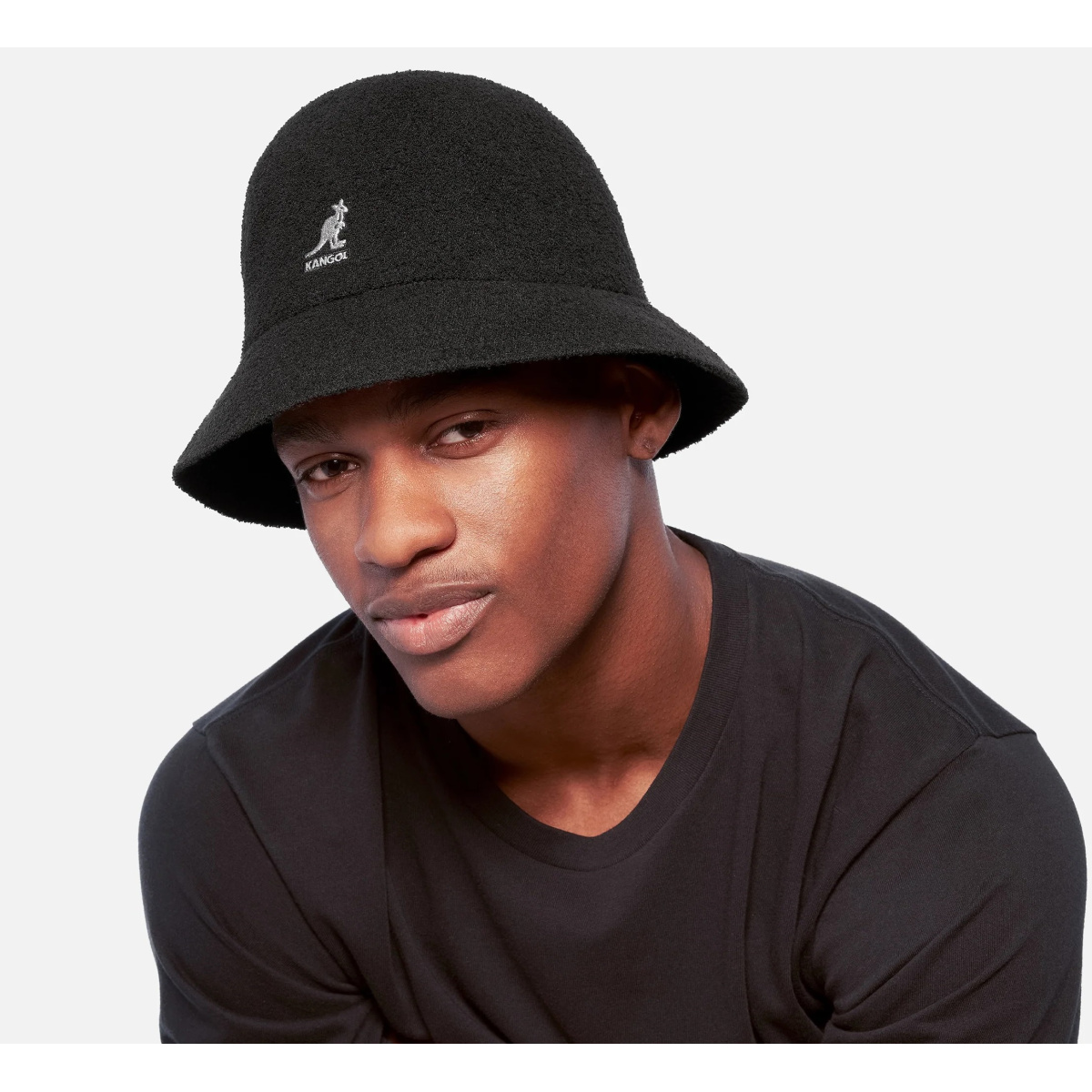 Kangol Bermuda Bucket Hat Black detail 4
