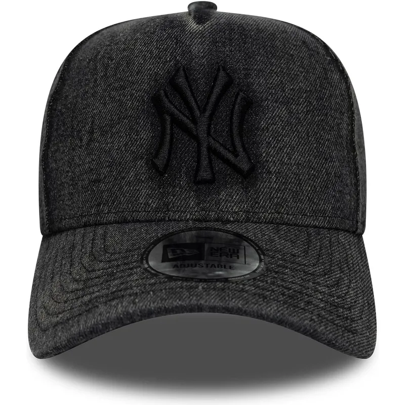 Yankees Style Denim Cap 91 Black detail 2