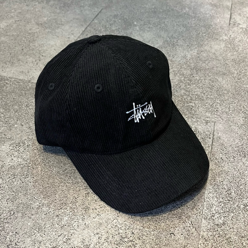 Stussy Style Corduroy Cap 92 Charcoal detail 2