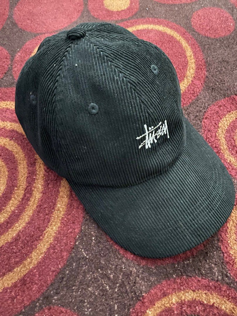 Stussy Style Corduroy Cap 92 Charcoal detail 3