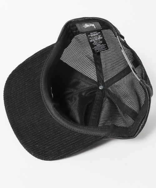 Stussy Style Corduroy Cap 92 Charcoal detail 4
