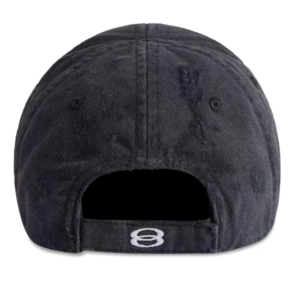 Balenciaga Style Corduroy Cap 100 Bone detail 2