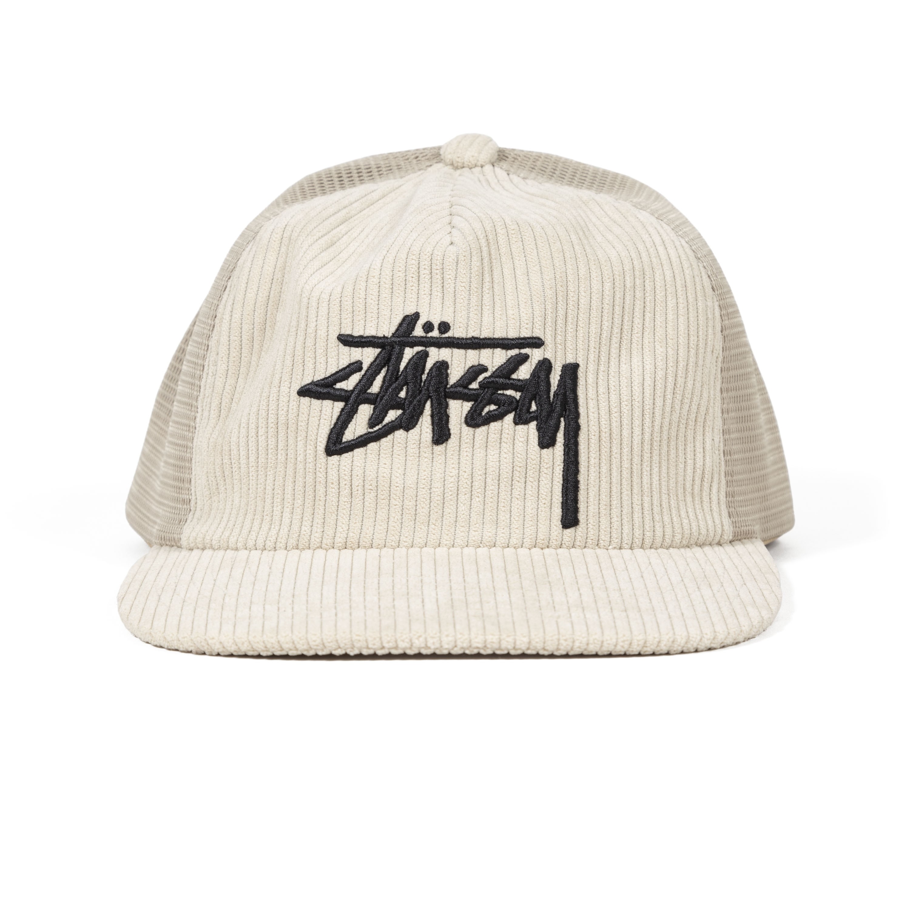 Stussy Stock Trucker Cream detail 3