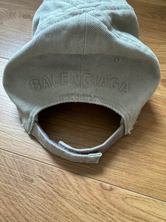 Balenciaga Style Dad Cap 112 Cream detail 3