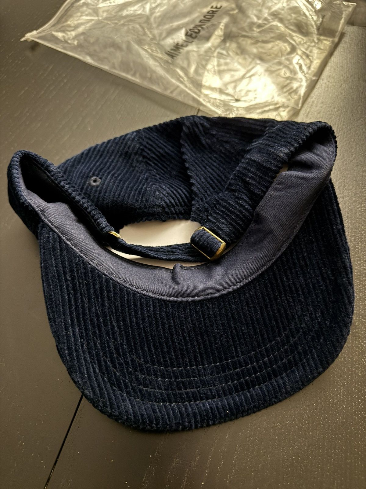 ALD Style Corduroy Cap 120 Cherry detail 4