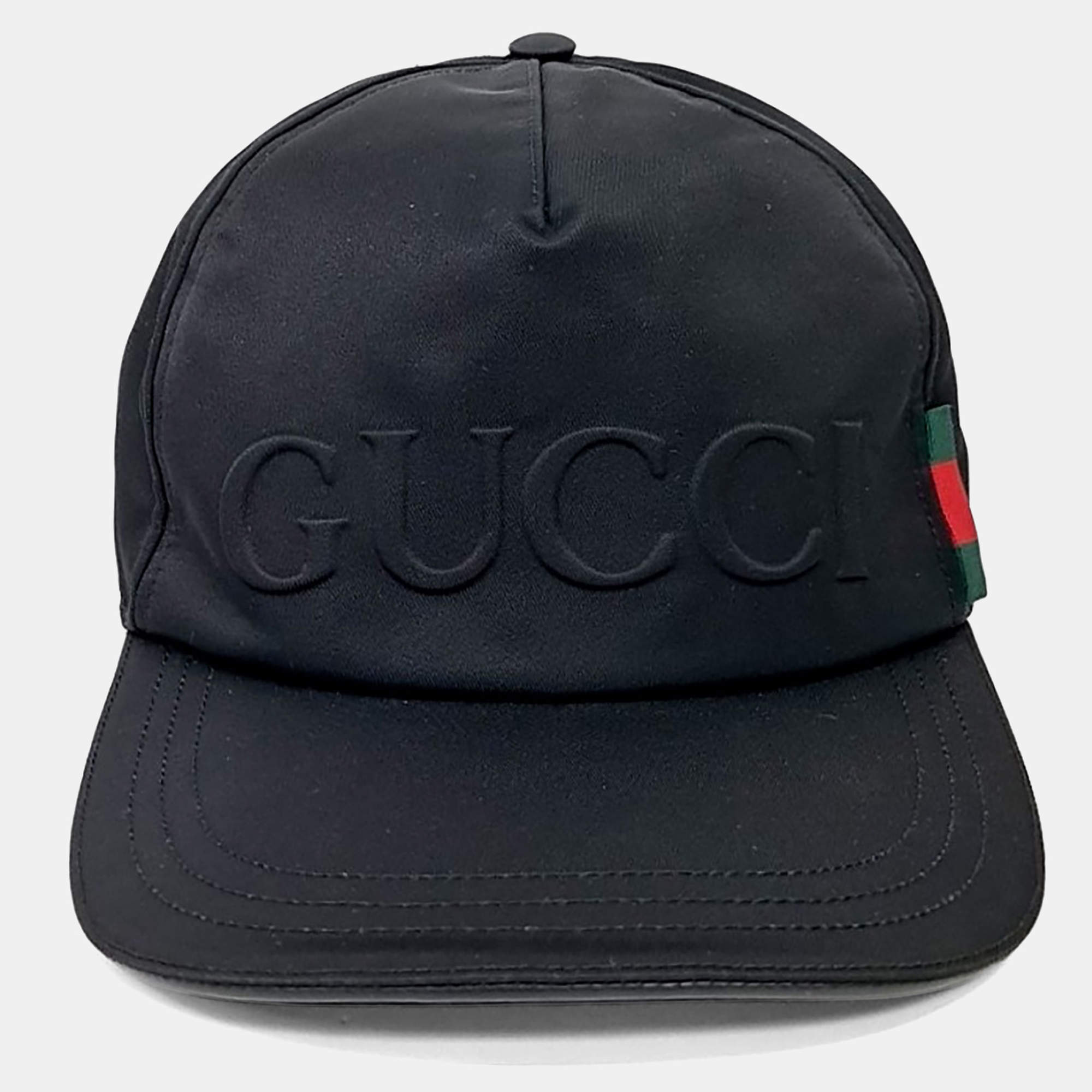 Gucci Style Nylon Cap 125 Bone detail 2