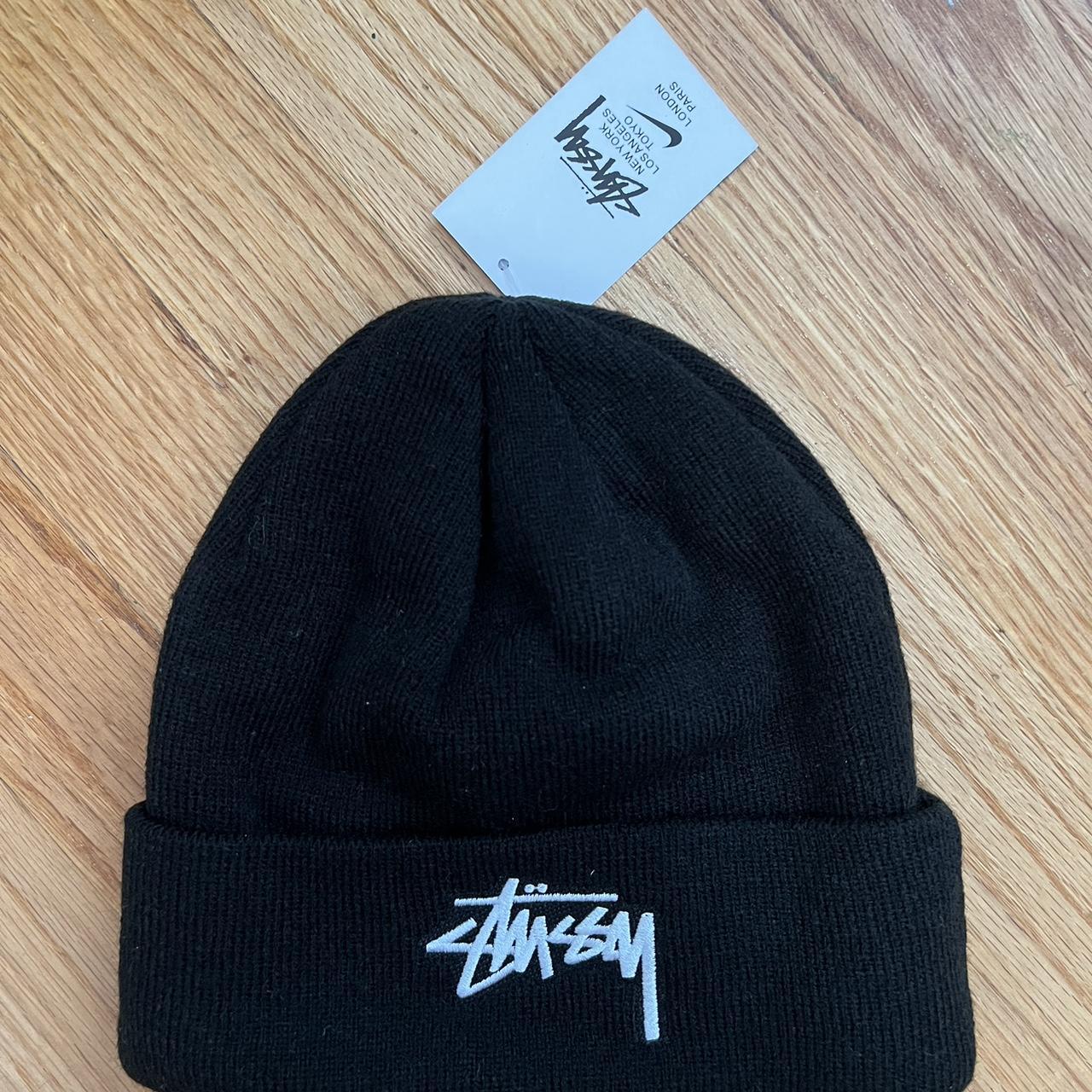 Stussy Style Cuffed Beanie 126 Charcoal detail 3