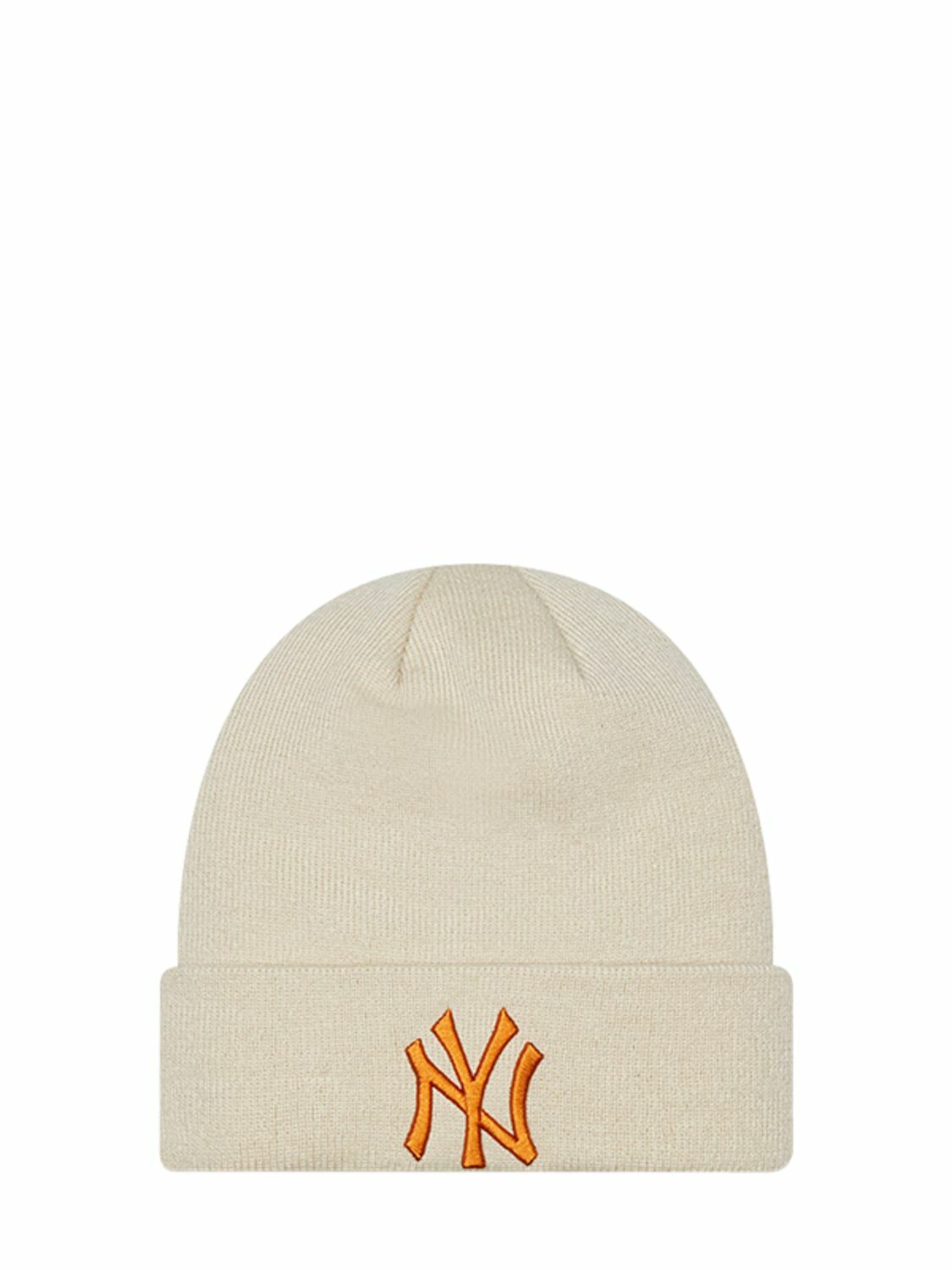 Yankees Style Cuffed Beanie 128 Cream detail 4