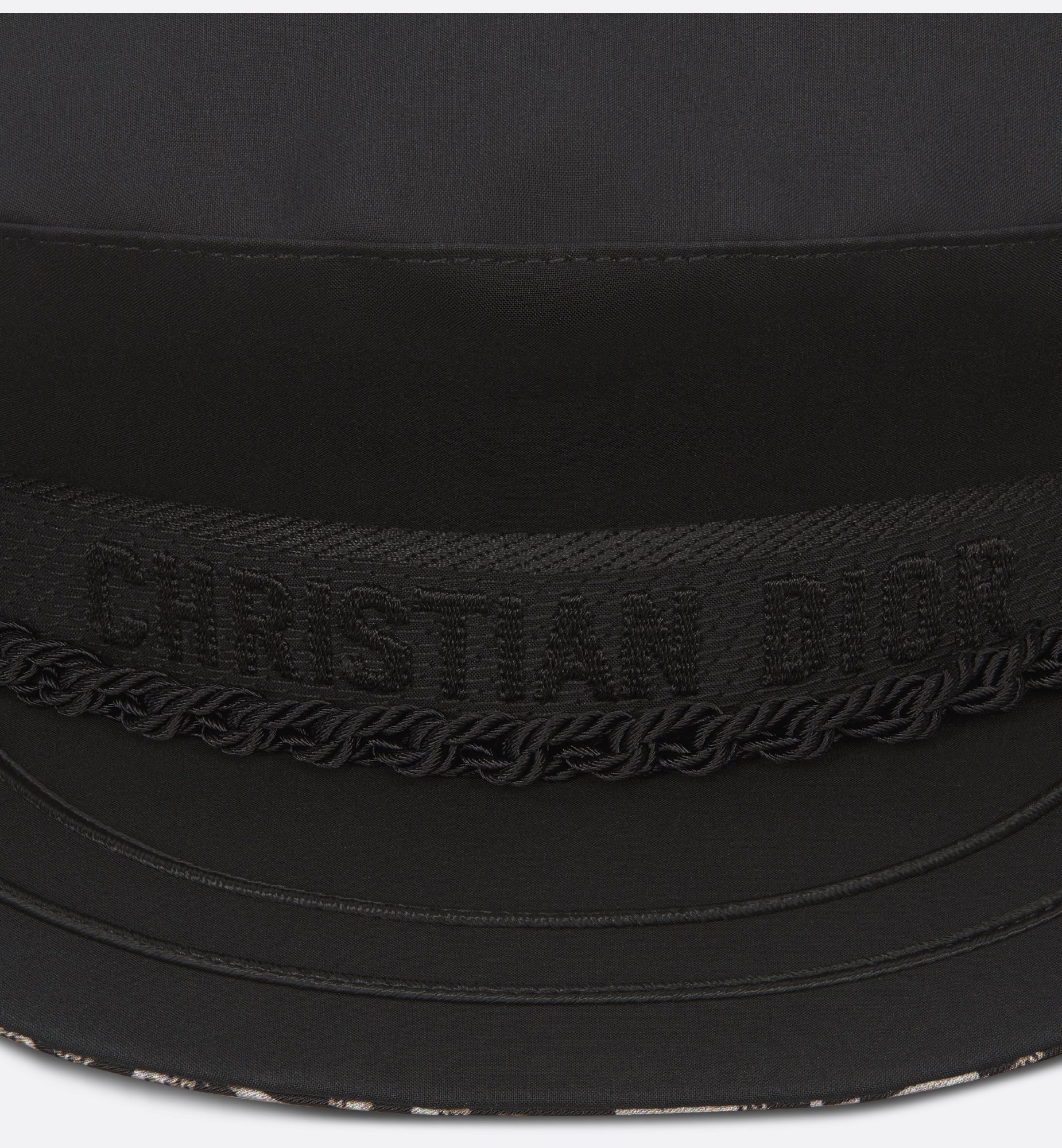 Dior Style 5-Panel Cap 130 Charcoal detail 3