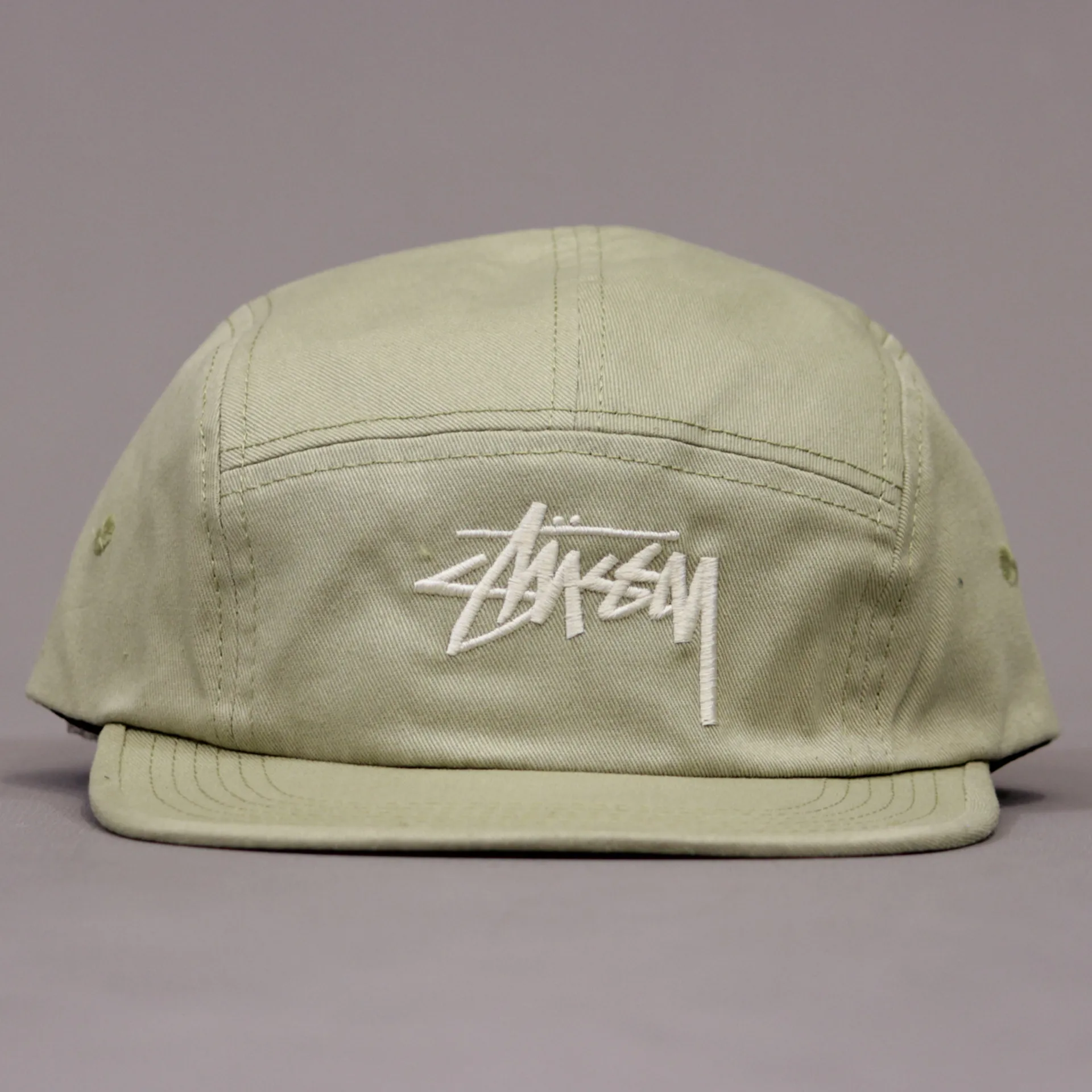 Stussy Style 5-Panel Cap 136 Cream detail 4