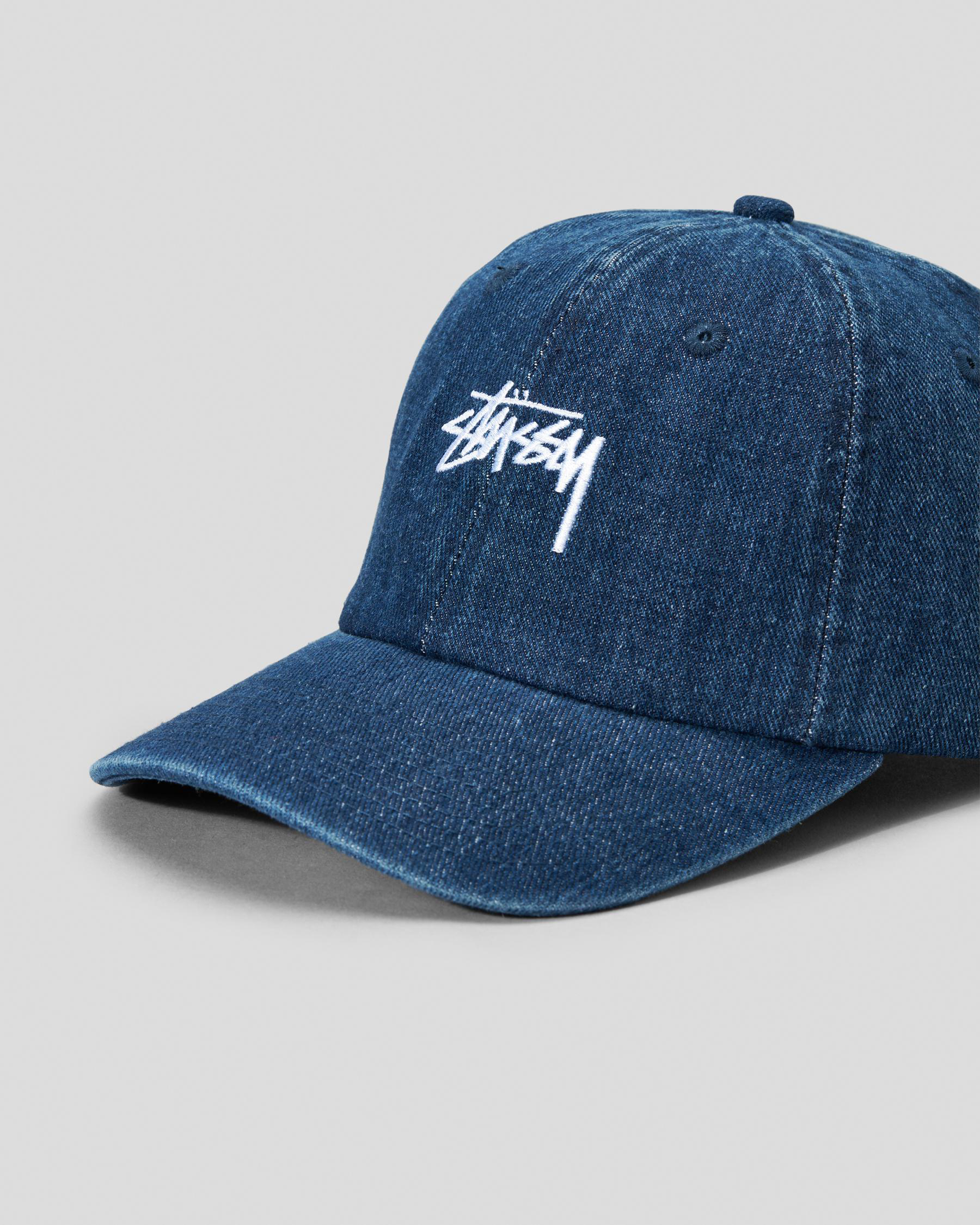 Stussy Style Denim Cap 146 Sand detail 2