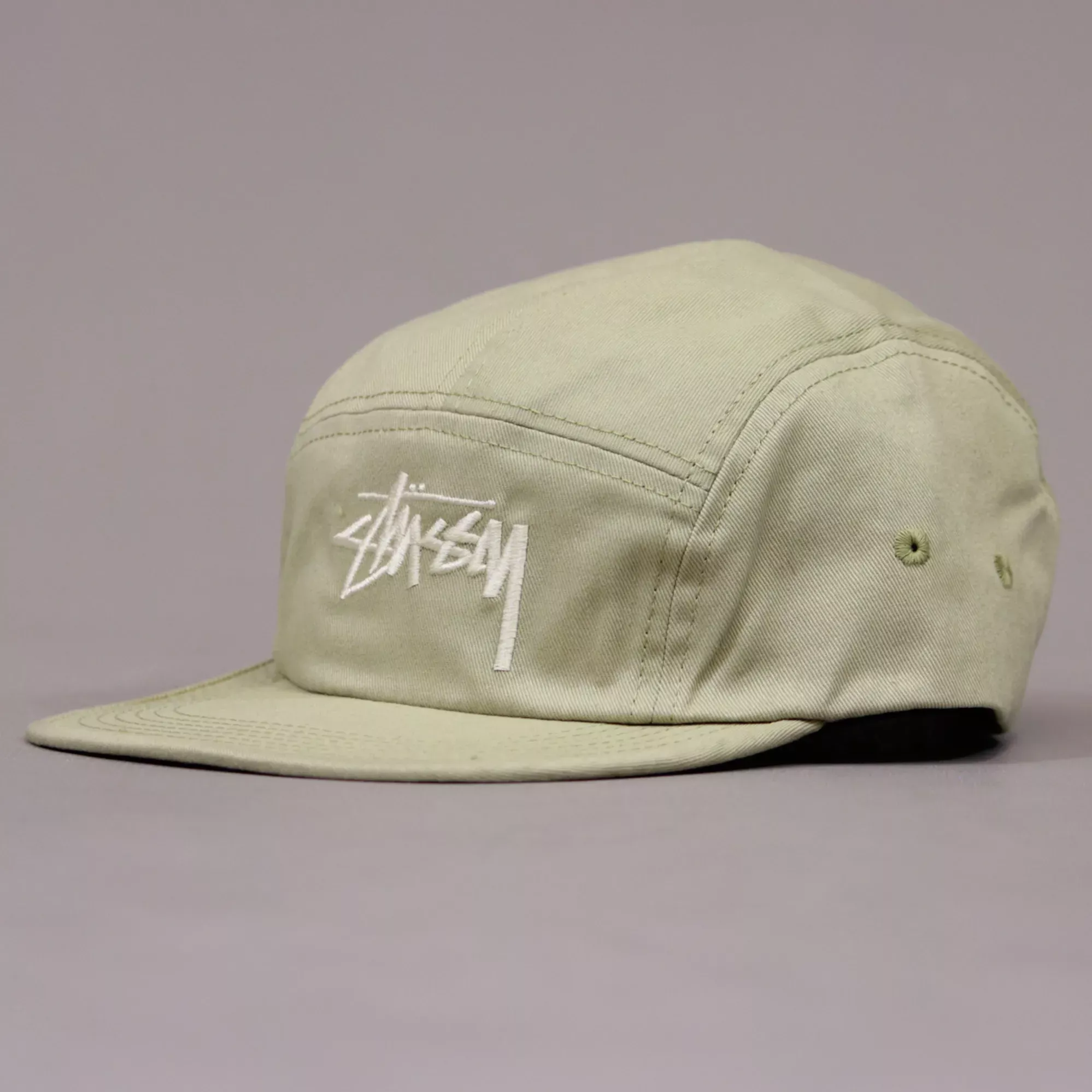 Stussy Style Denim Cap 146 Sand detail 4