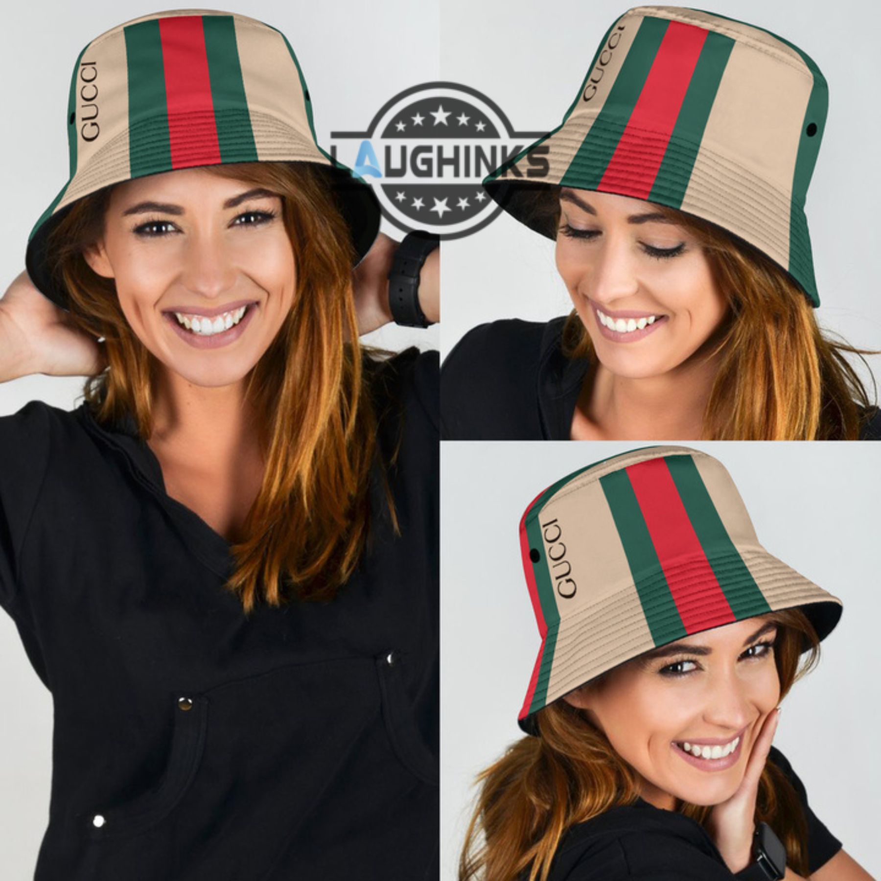 Gucci Style Bucket Hat 149 Olive detail 3